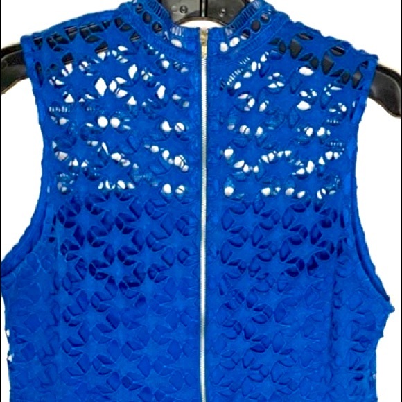 🌺Blue TIERED LACE DETAIL DRESS From VENUS - Picture 4 of 7